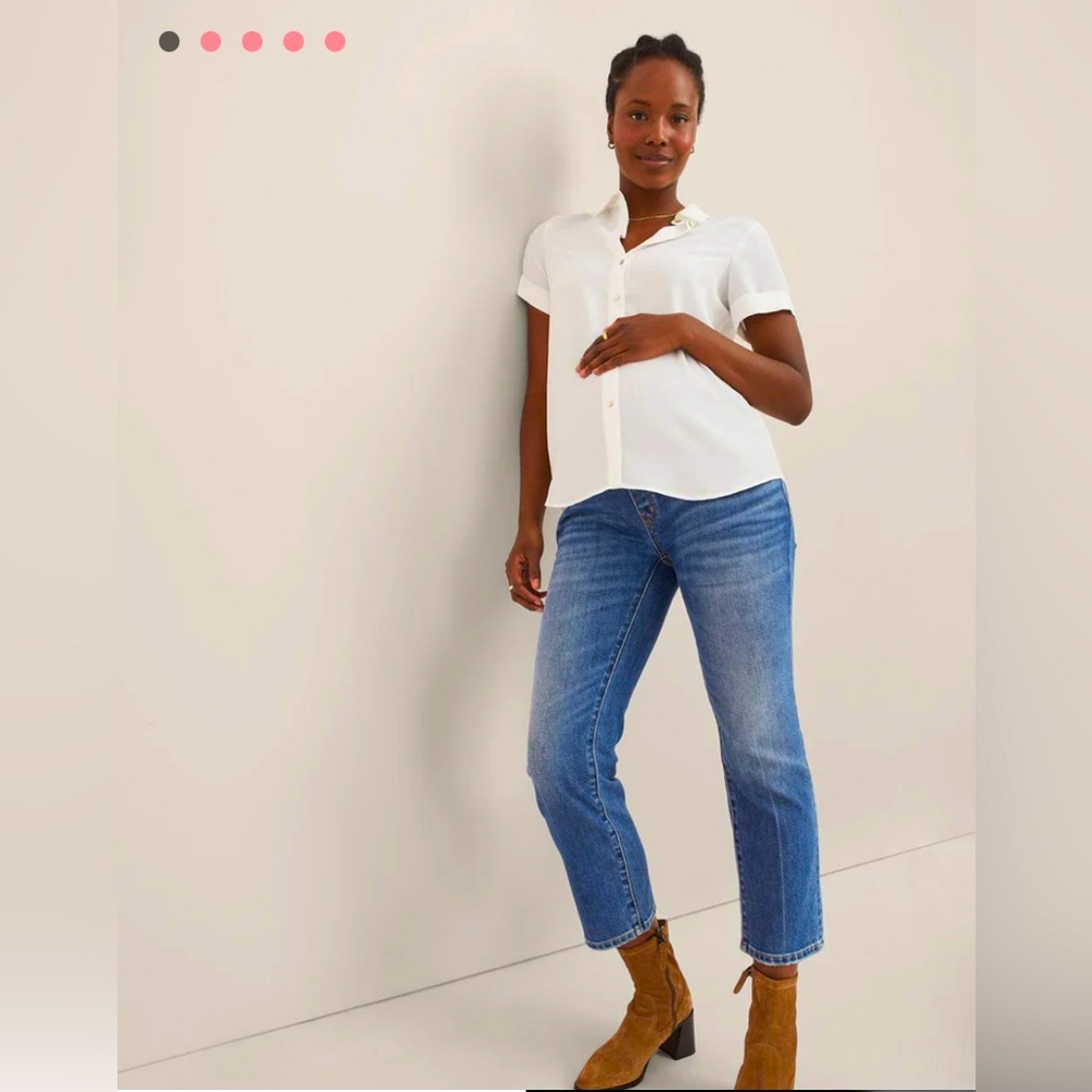 The Over The Bump Straight Maternity Jean